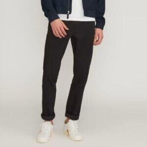 Everlane The Slim 4 Way Stretch Denim Organic Cotton Jean Uniform Black 31x32